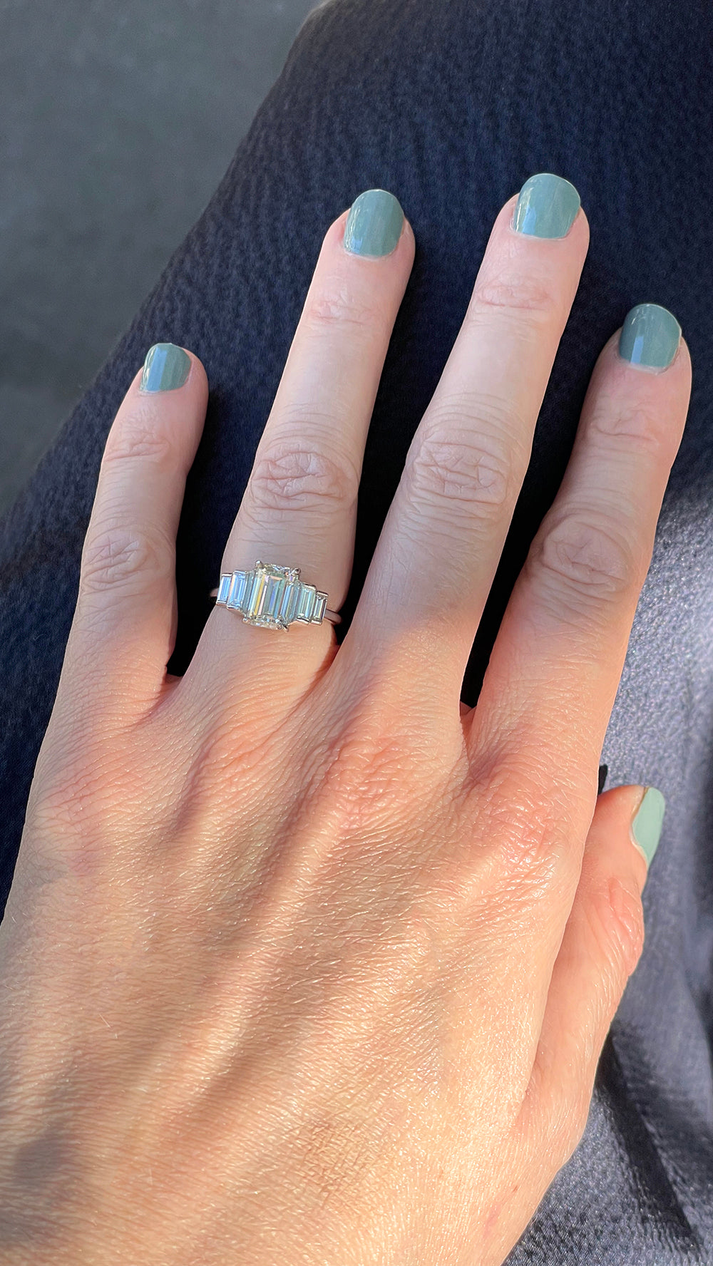 The Robbie Ring Stone Engagement Marisa Perry by Douglas