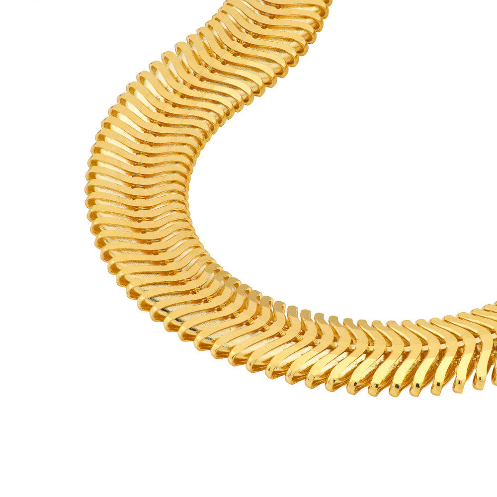 6.40mm Hollow D/C Snake Chain Necklace | Marisa Perry