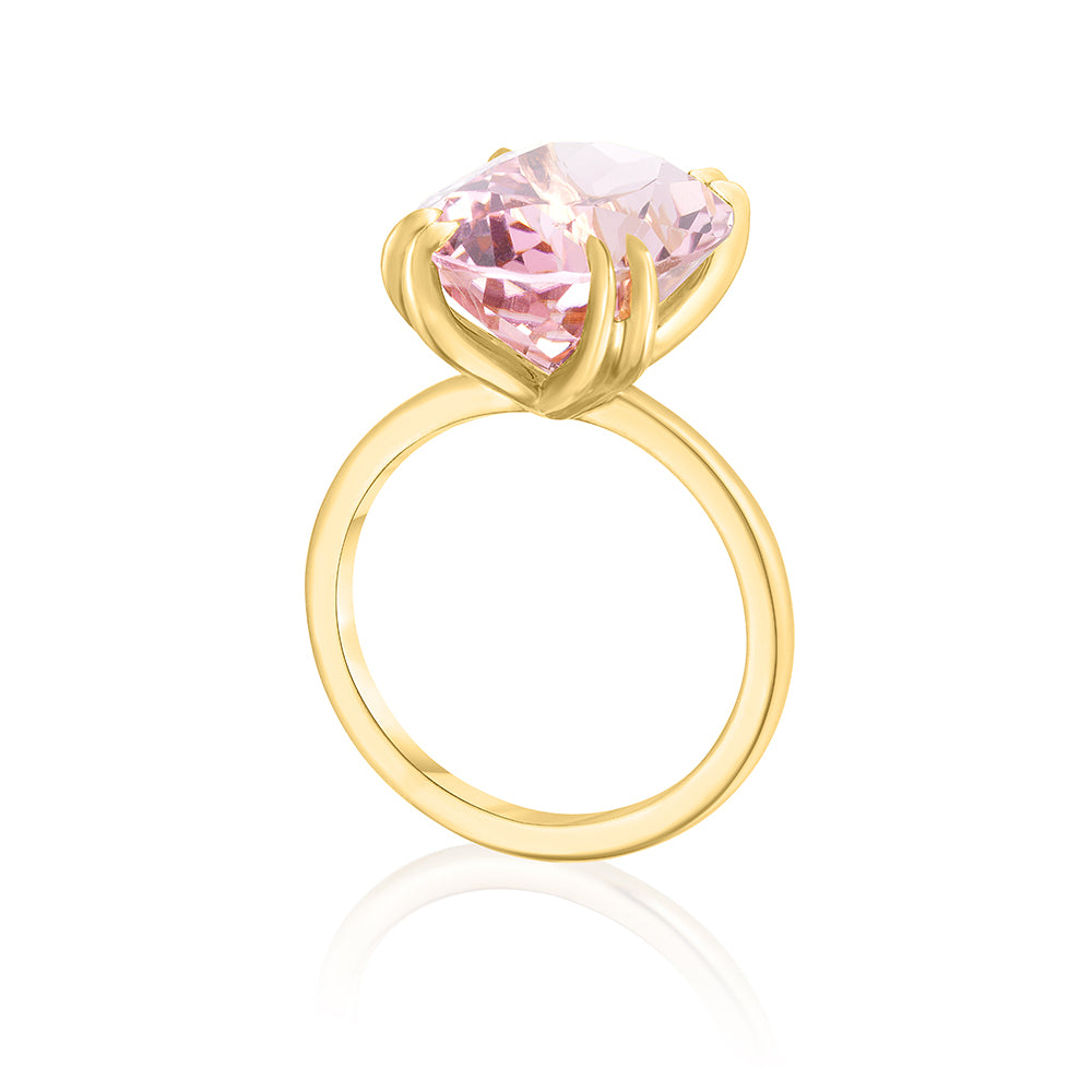 Oval Pink Tourmaline DE 2000 18k Yellow Gold | Marisa Perry by Douglas Elliott