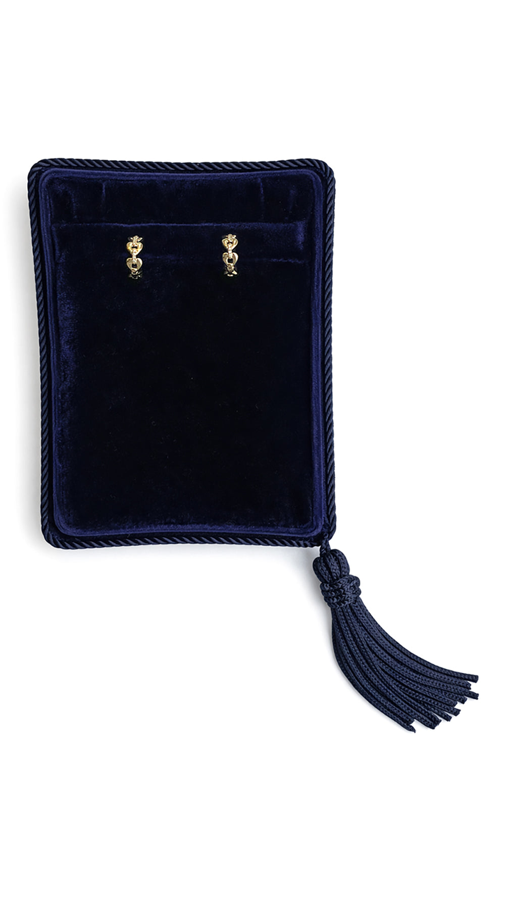 Diamond Heart Huggie Earrings | 0.05 TCW | 14K Yellow Gold