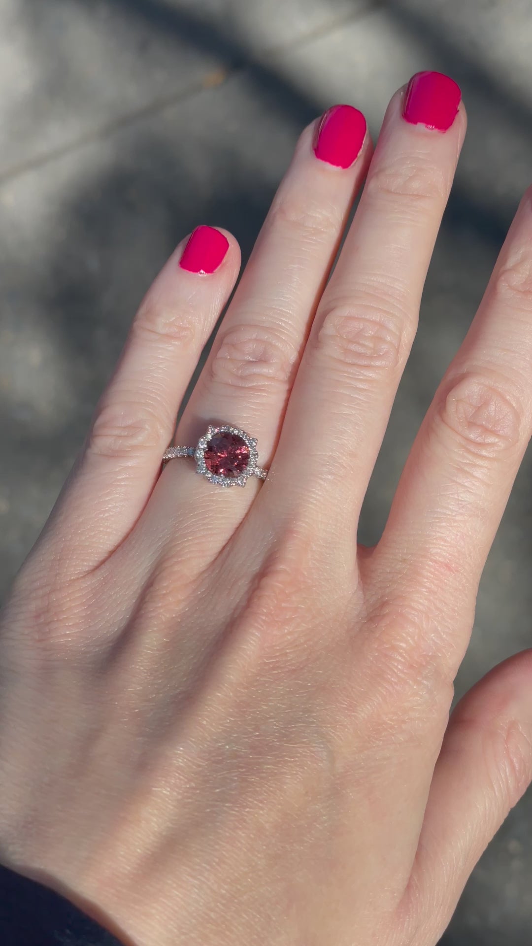 Casablanca ring in Deep Passion | Marisa Perry by Douglas Elliott_G11011_Video2