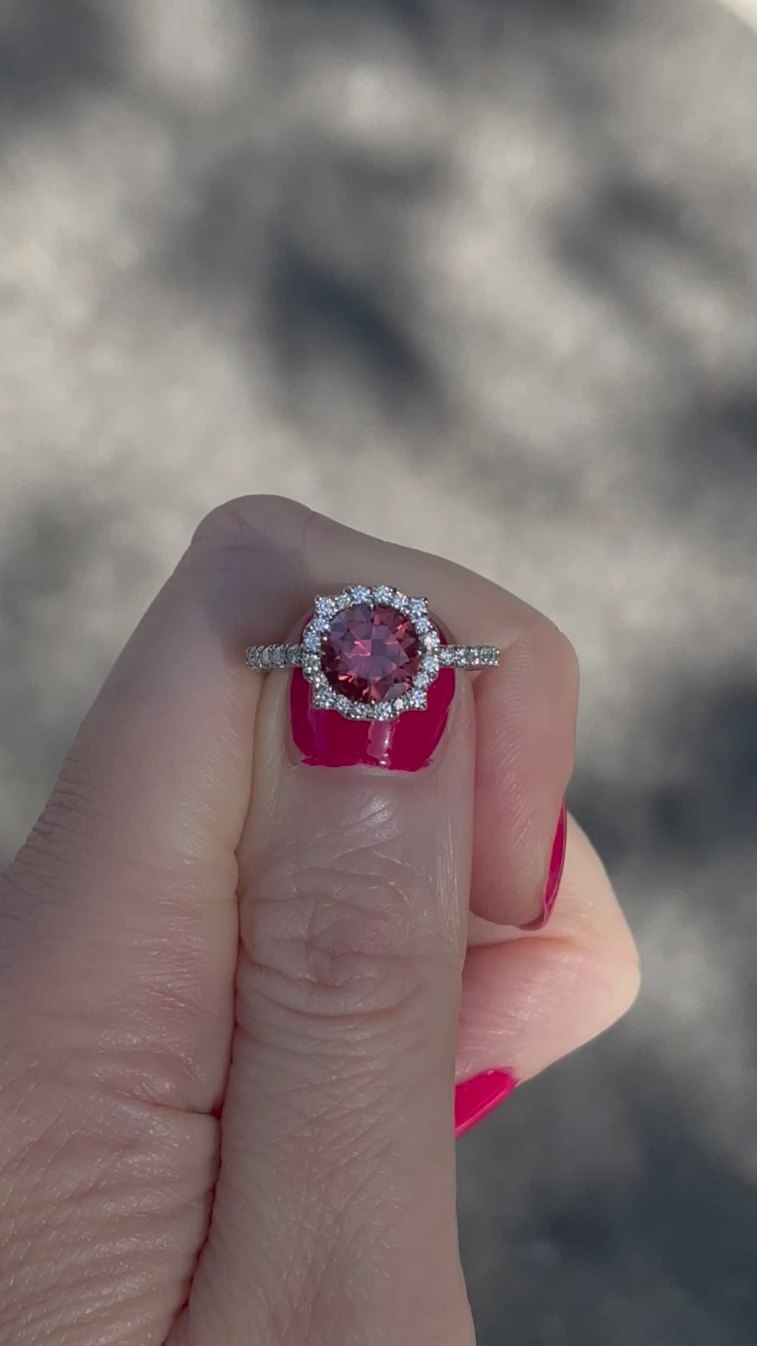 Casablanca ring in Deep Passion | Marisa Perry by Douglas Elliott_G11011_Video3