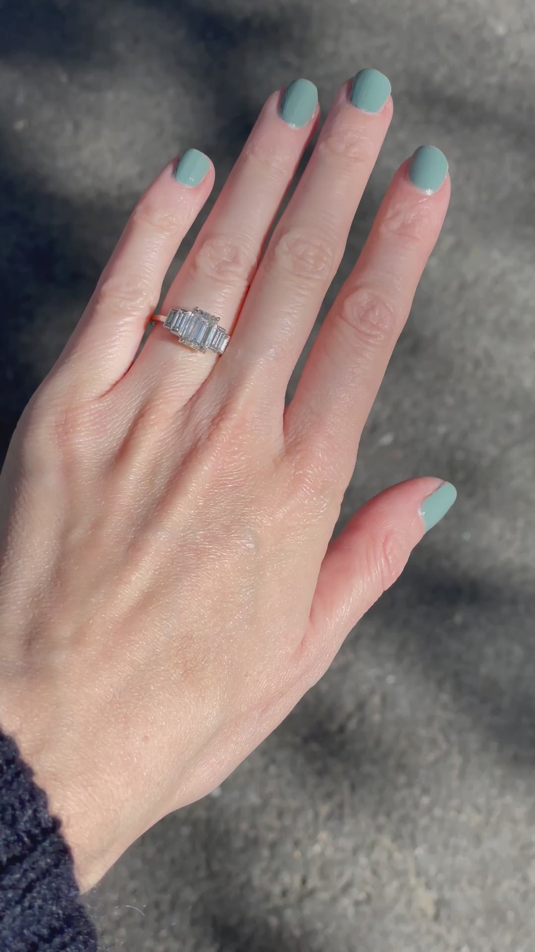 The_Robbie_Ring_5_Stone_Engagement_Marisa_Perry_by_Douglas_Elliott_G10911_Video