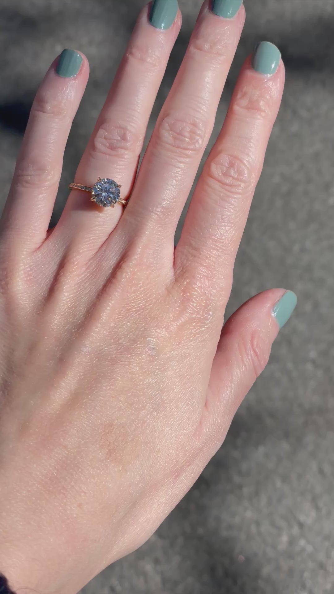 2.21 carat Round Diamond Anne Ring 18k Yellow Gold | Marisa Perry by Douglas Elliott_A26023_Video2