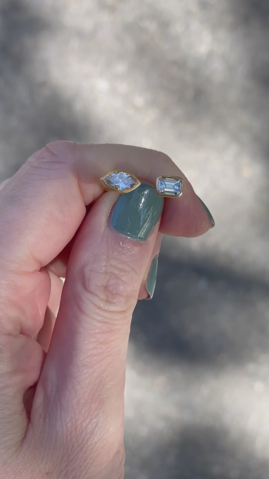 Marquise and Emerald cut Diamond Split Ring | Marisa Perry by Douglas Elliott_G11091_Video2