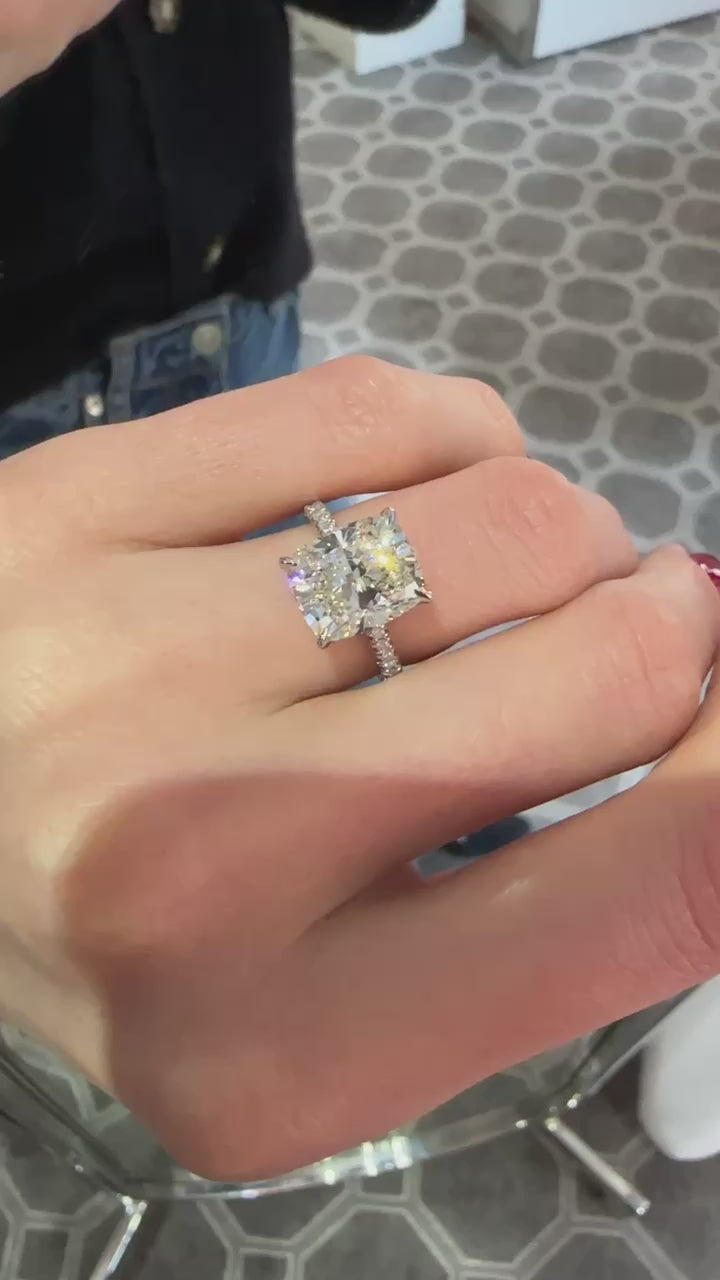 5.03 Carat Cushion Cut Edalati Ring | Marisa Perry By Douglas Elliott_G15076_Video