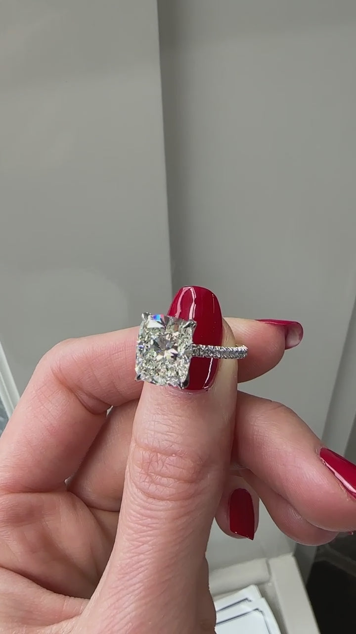5.03 Carat Cushion Cut Edalati Ring | Marisa Perry By Douglas Elliott_G15076_Video2